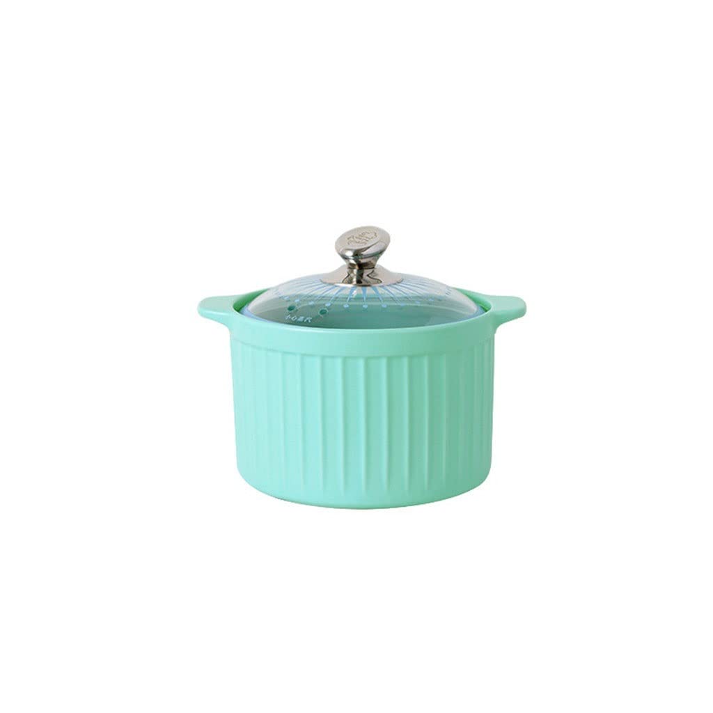 Colorful Large Soup Pot with Glass Lid & Steamer Insert