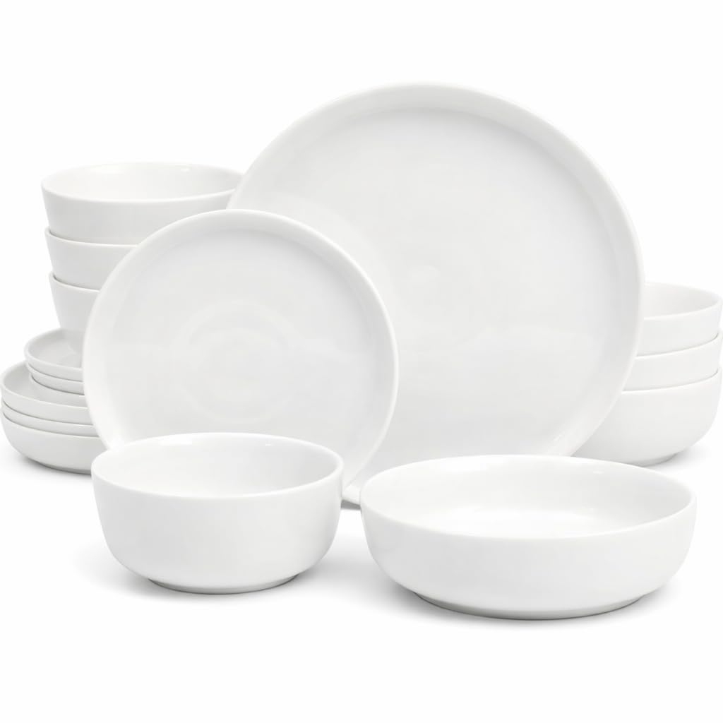 Gibson Home 16-Piece Stackable Dinnerware Set for 4