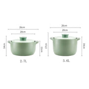 TEOYETTSF Ceramic Casserole Saucepan for Soup & Noodles