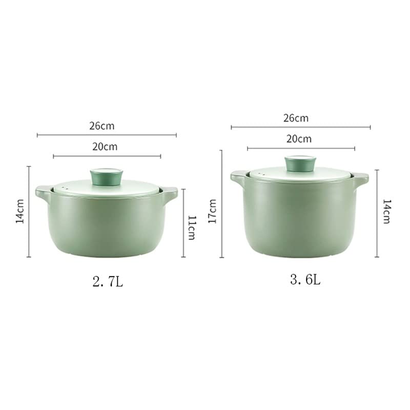 TEOYETTSF Ceramic Casserole Saucepan for Soup & Noodles