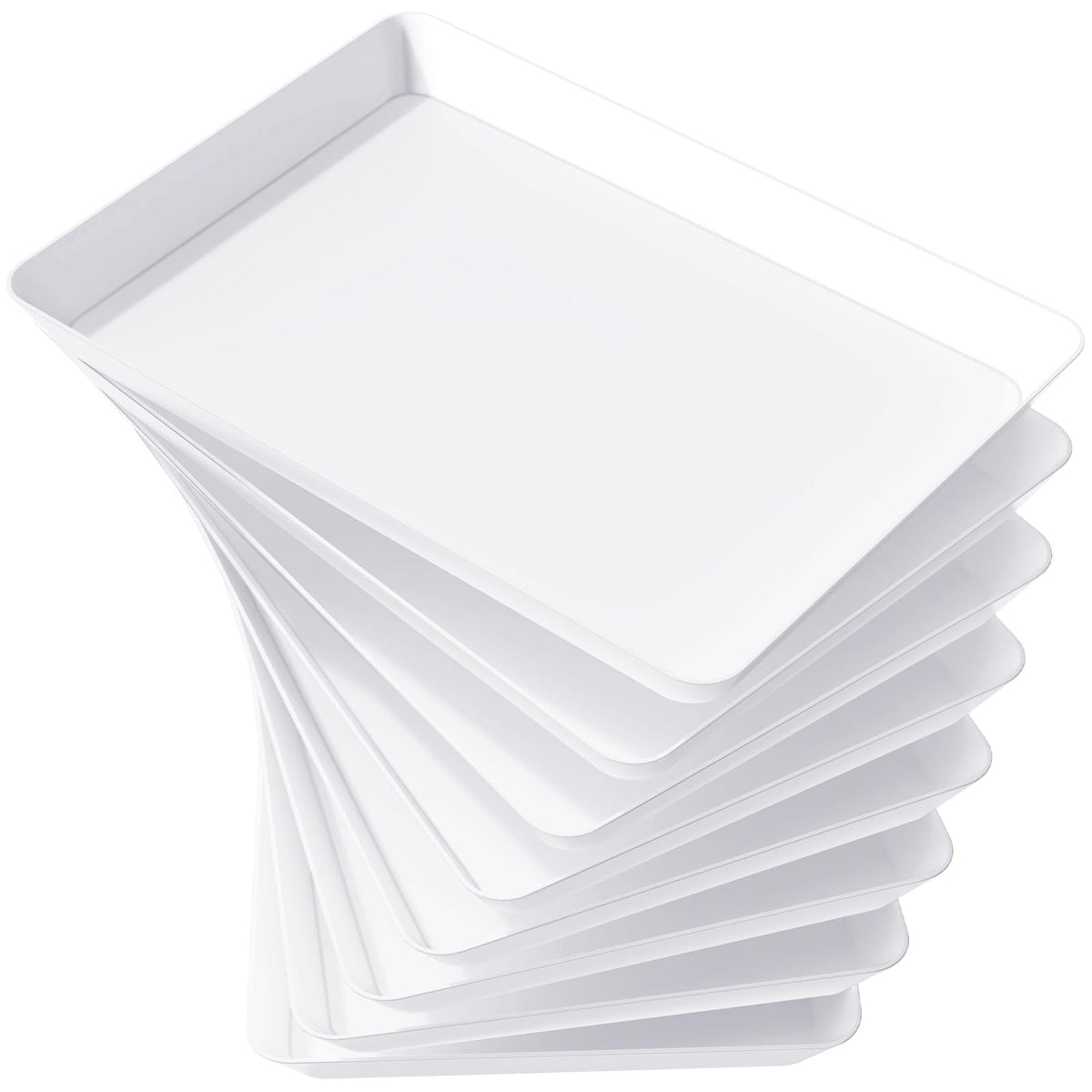 Lifewit Reusable Plastic Serving Platters for Parties