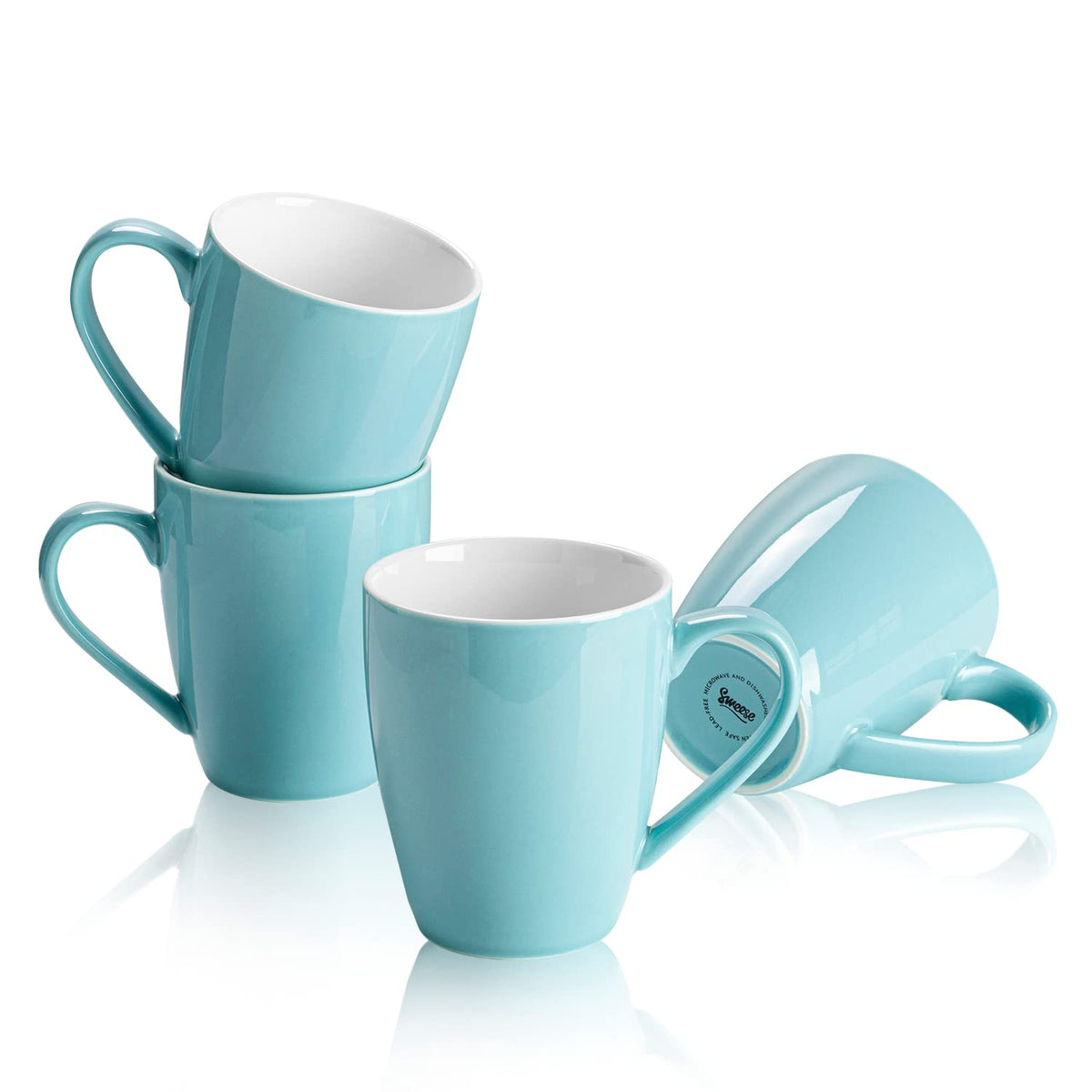 Sweese 16 oz Porcelain Coffee Mugs for Latte & Tea