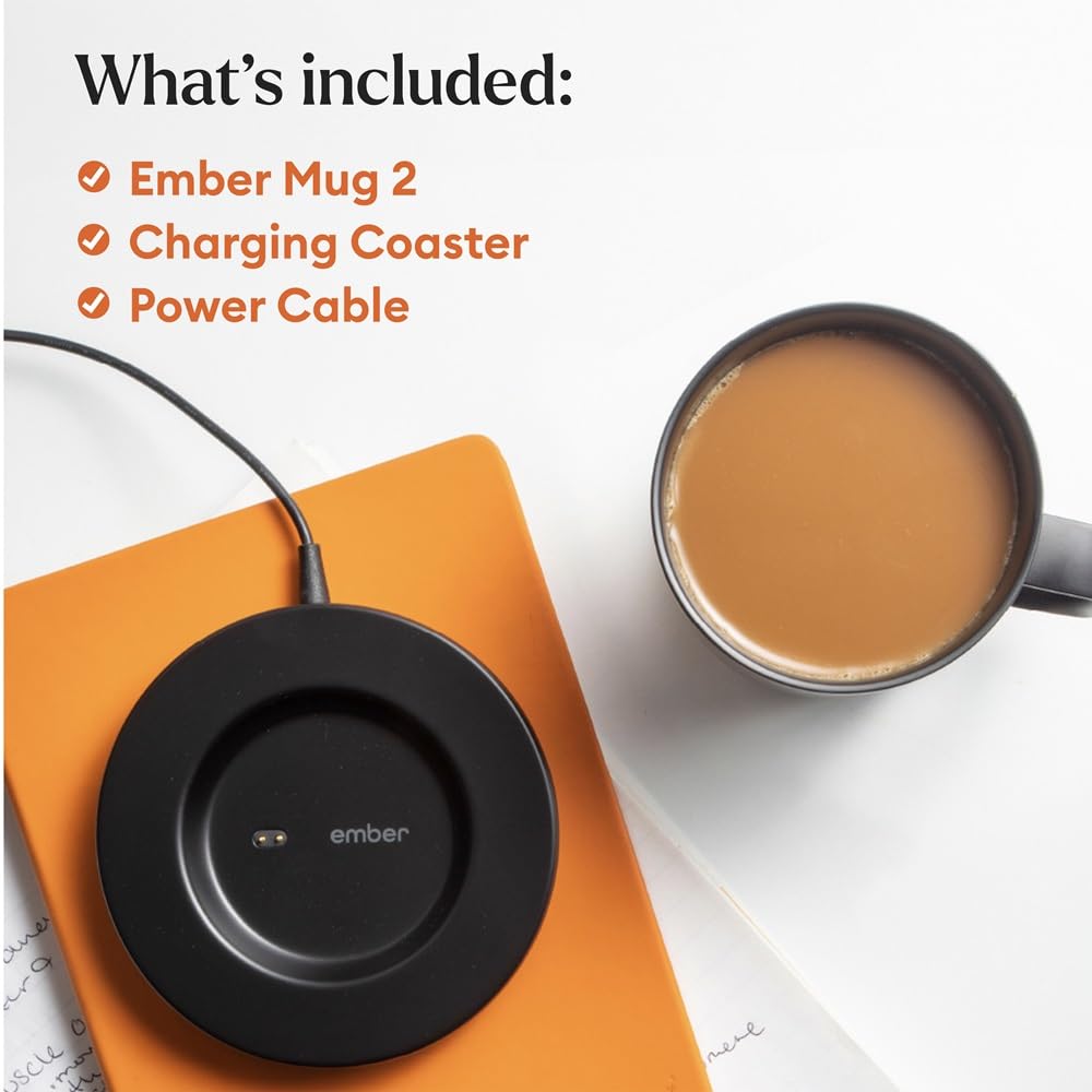 Ember Smart Mug 2 App-Controlled Heated Coffee Mug