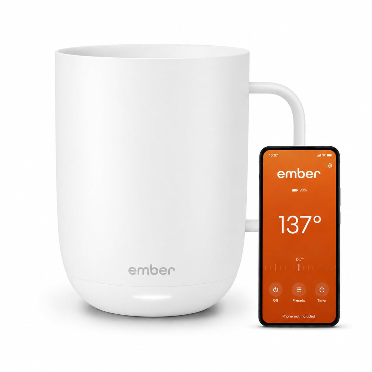 Ember Smart Mug 2 App-Controlled Heated Coffee Mug