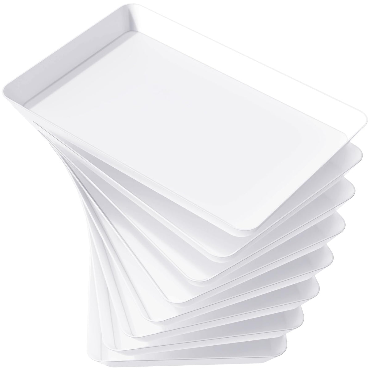 Lifewit Reusable Plastic Serving Platters for Parties