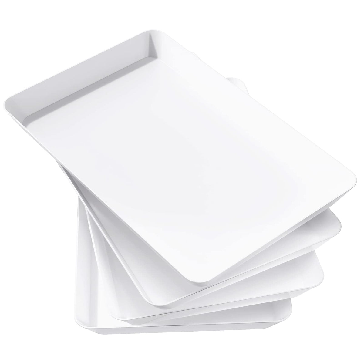 Lifewit Reusable Plastic Serving Platters for Parties
