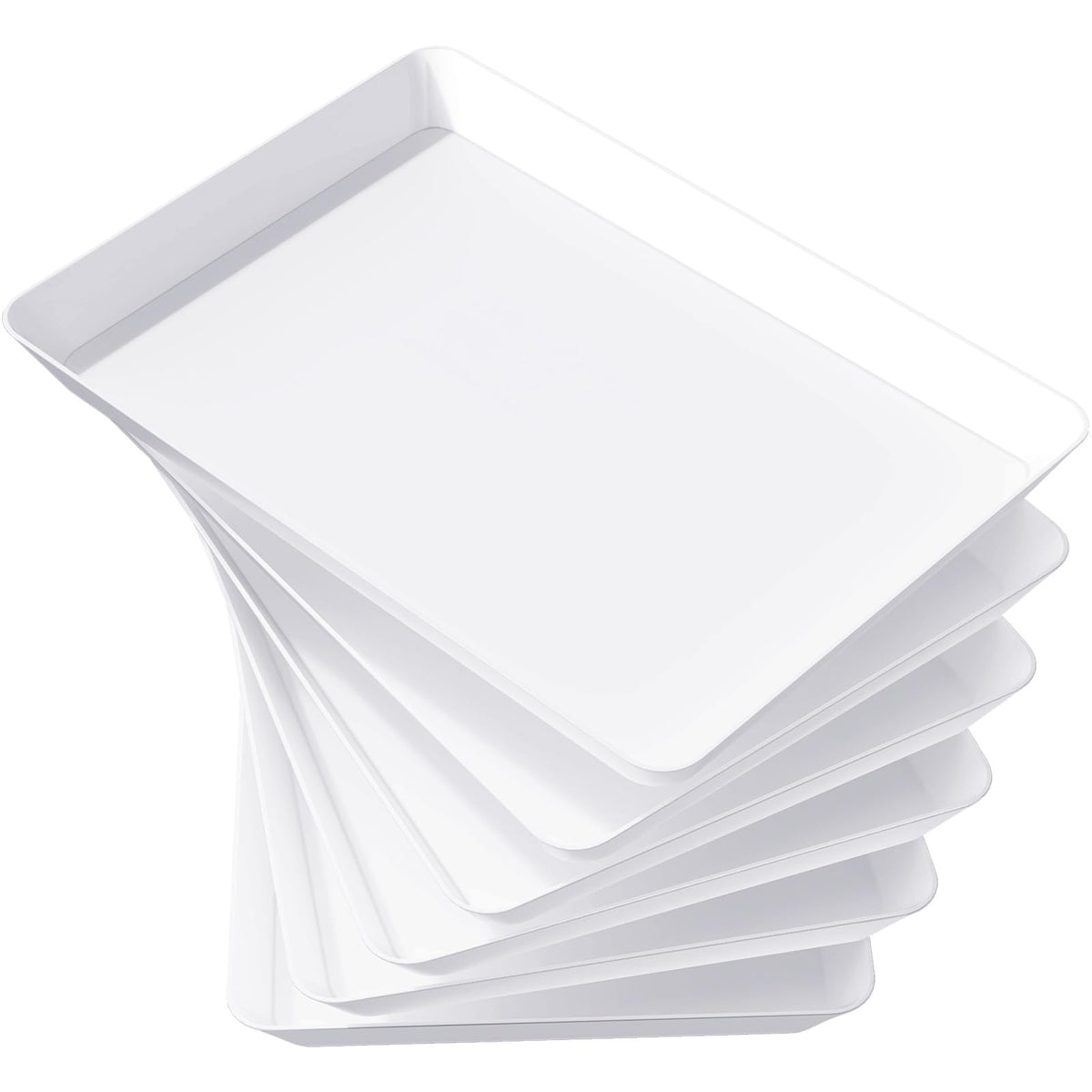Lifewit Reusable Plastic Serving Platters for Parties