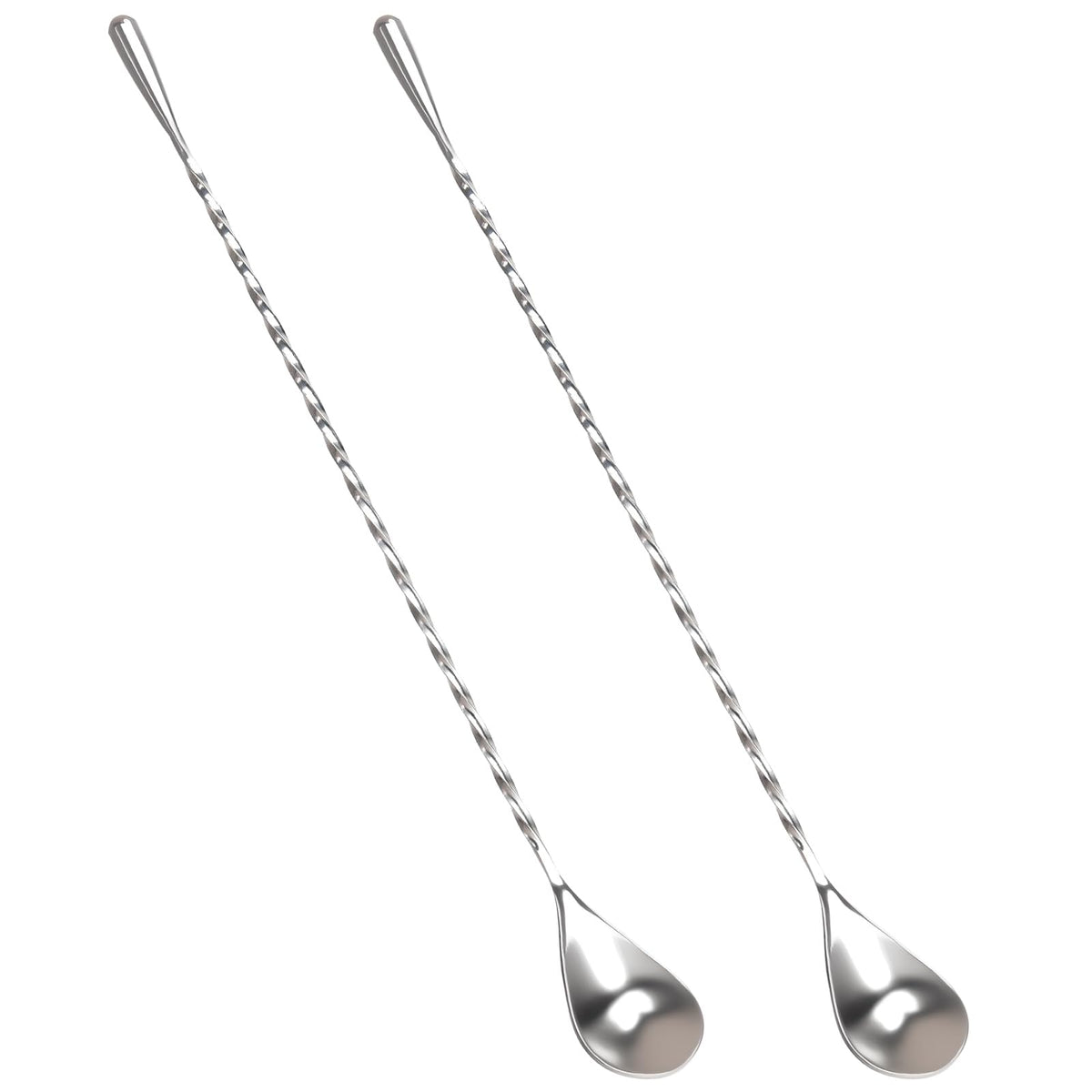 Muaoush 12-Inch Cocktail Mixing Spoons, 2-Pack