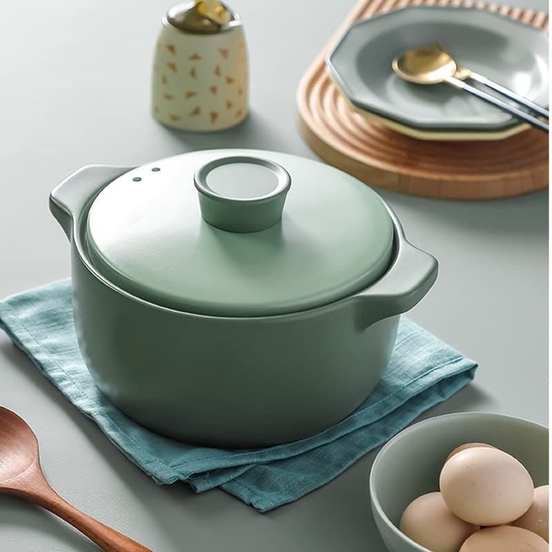 TEOYETTSF Ceramic Casserole Saucepan for Soup & Noodles