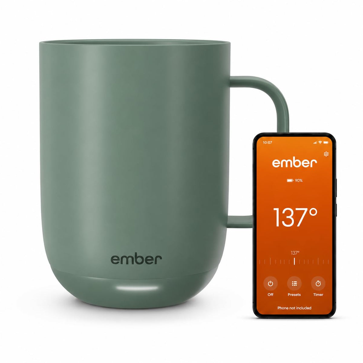 Ember Smart Mug 2 App-Controlled Heated Coffee Mug