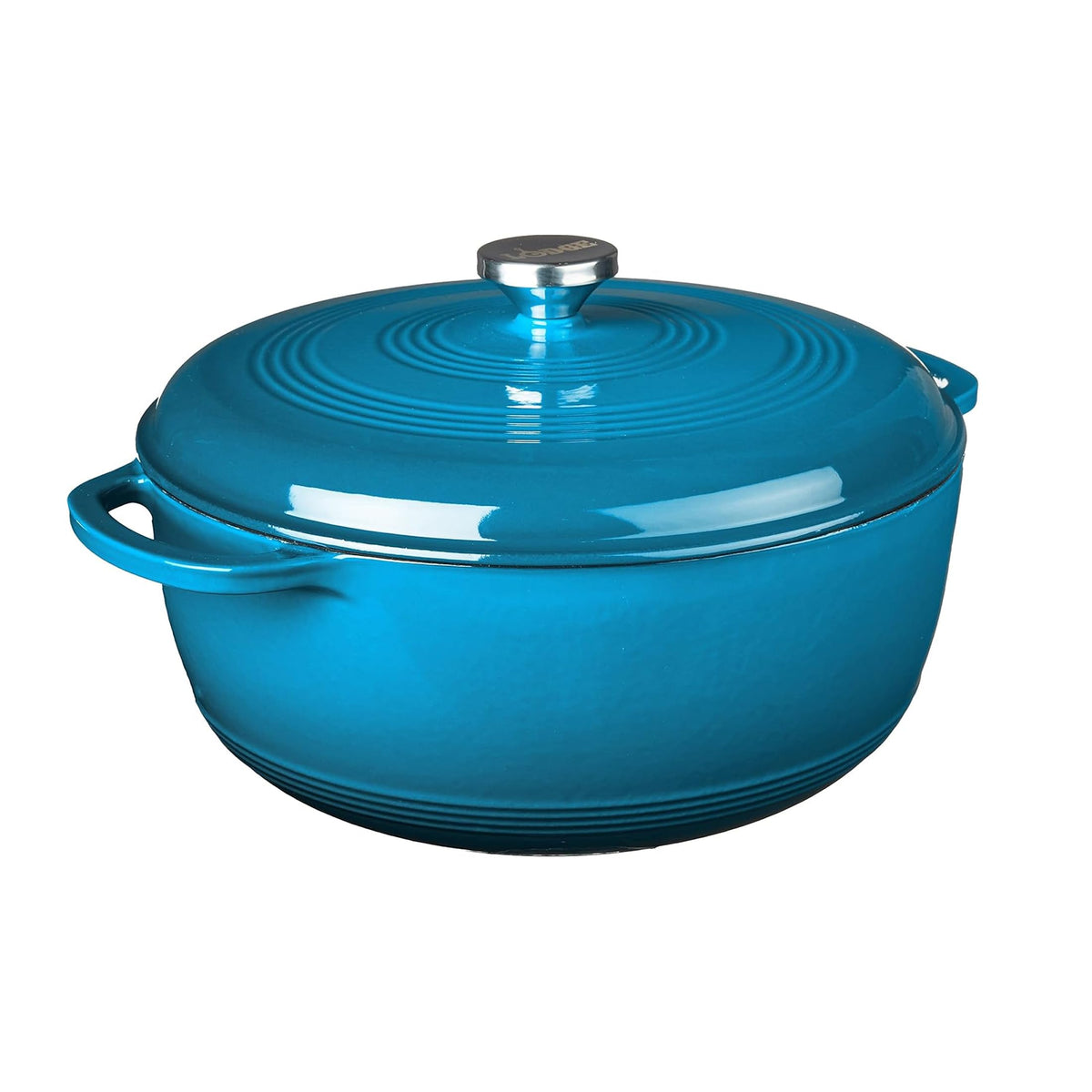 Lodge 7.5-Quart Enameled Cast Iron Dutch Oven with Lid