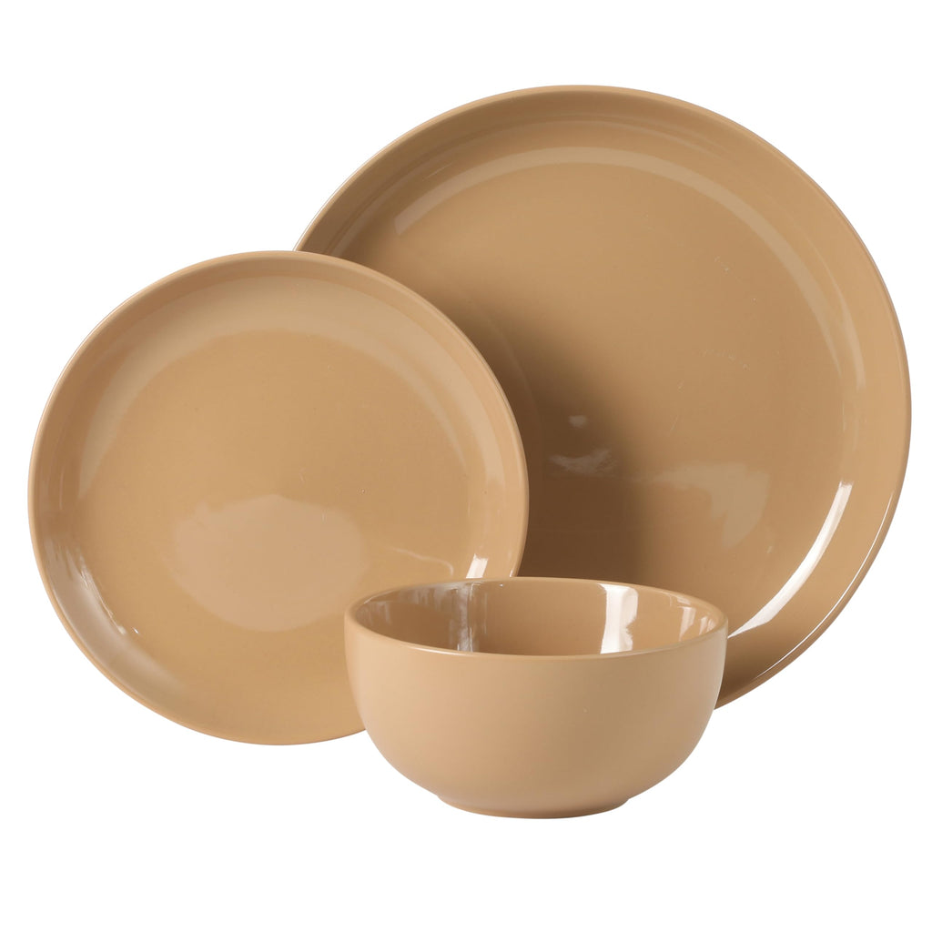 Gibson Home 12-Piece Plates & Bowls Dinnerware Set for 4