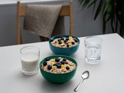 KooK Deep Porcelain Soup & Cereal Bowls for Everyday Dining