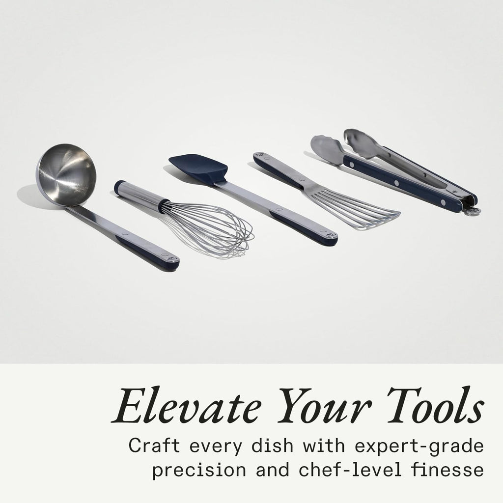 Made In Stainless Steel Kitchen Utensil Set, 5-Piece