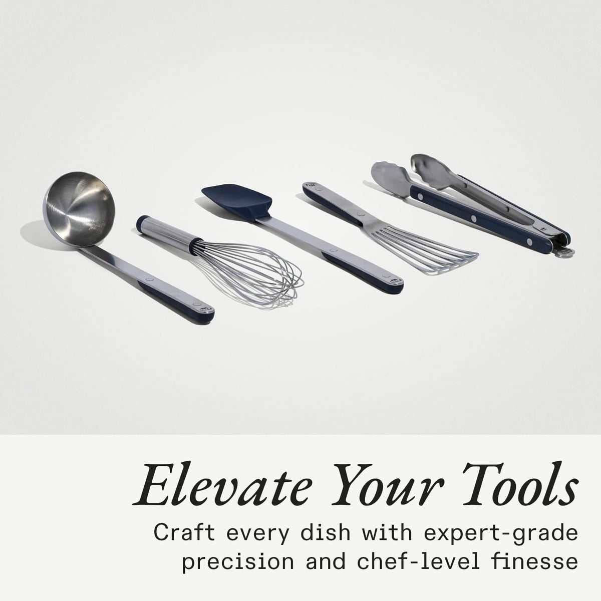 Made In Stainless Steel Kitchen Utensil Set, 5-Piece