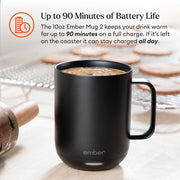 Ember Smart Mug 2 App-Controlled Heated Coffee Mug