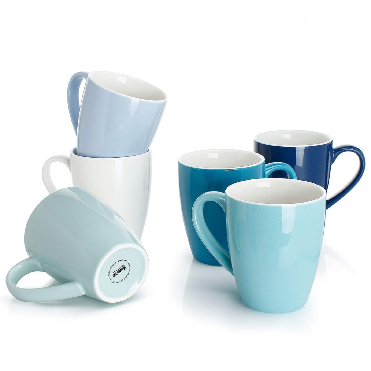 Sweese 16 oz Porcelain Coffee Mugs for Latte & Tea