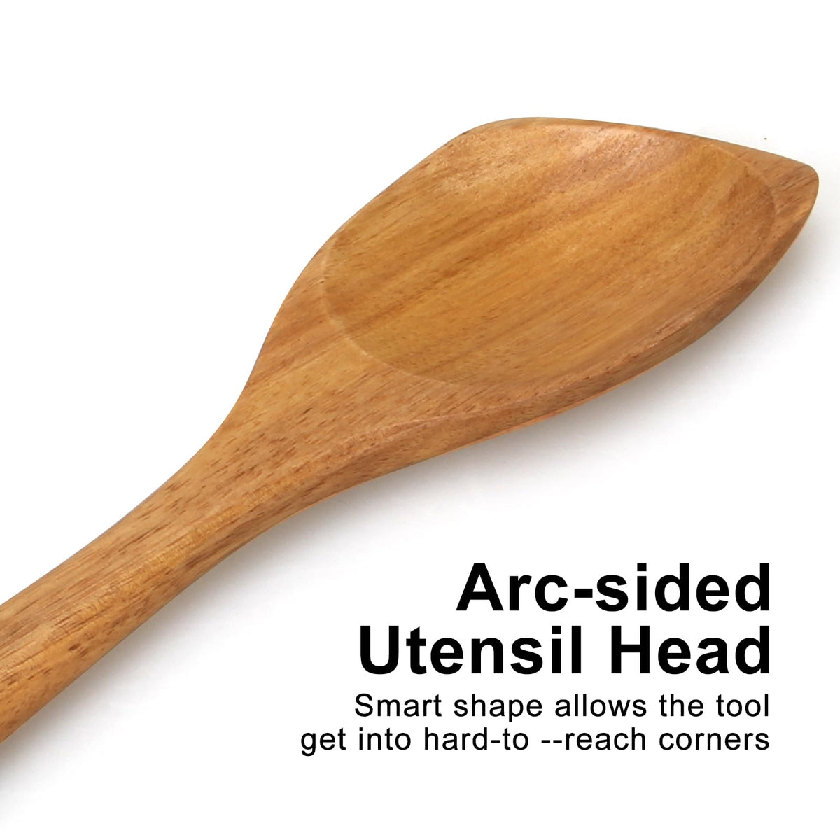 Acacia Wood Pasta Serving Spoon & Spaghetti Fork