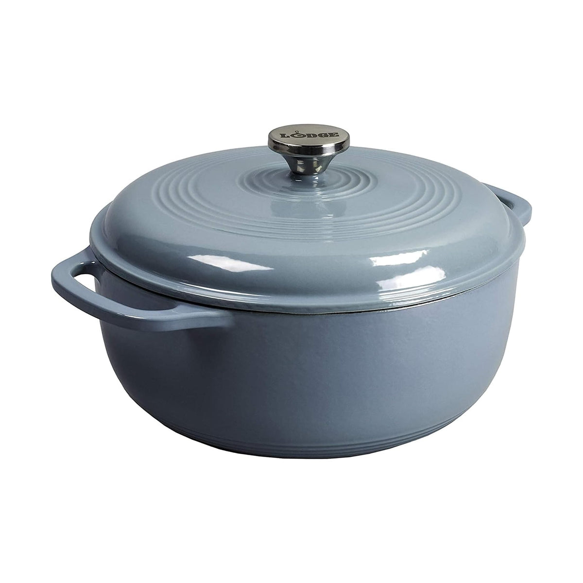Lodge 7.5-Quart Enameled Cast Iron Dutch Oven with Lid