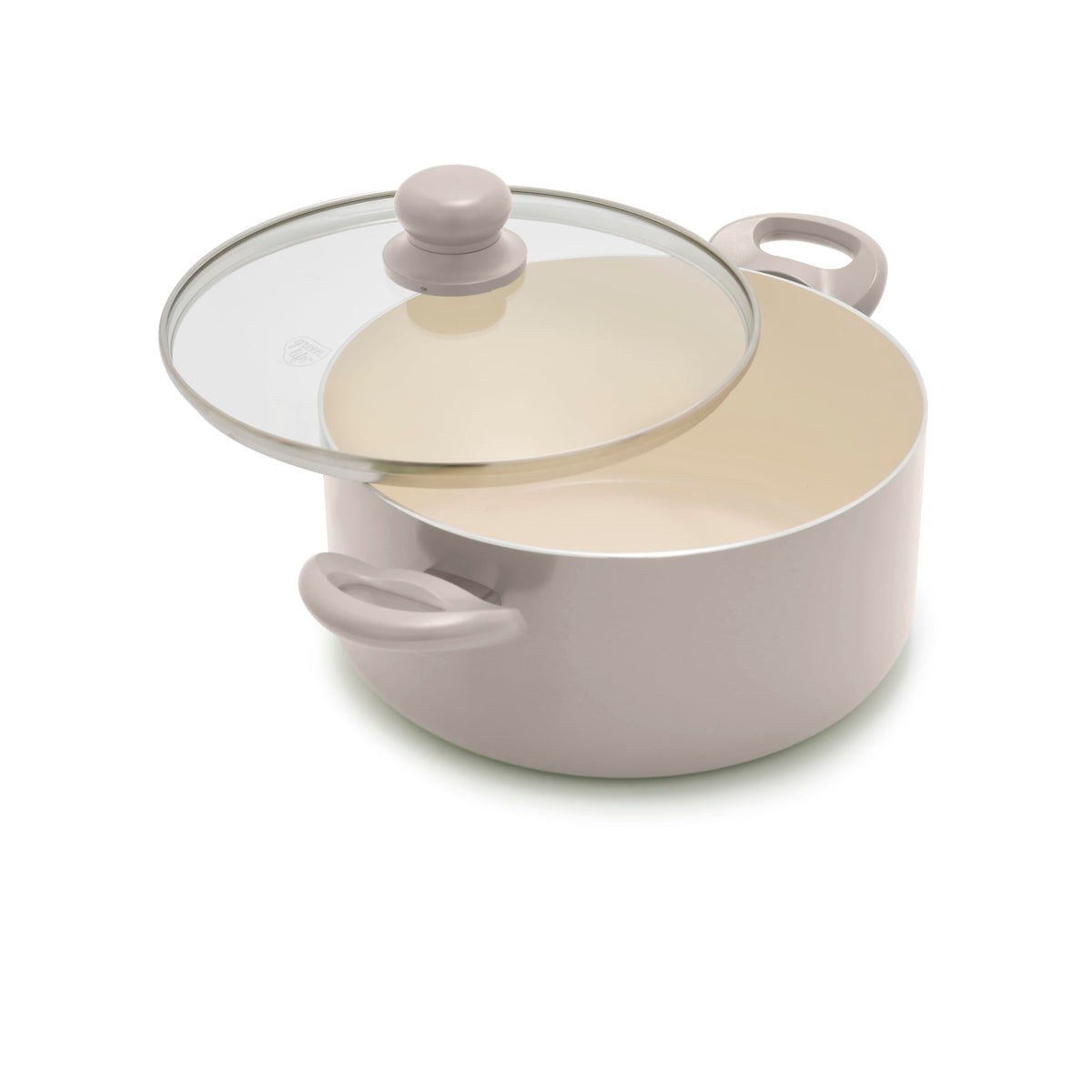 GreenLife 6-Qt Ceramic Nonstick Stockpot with Straining Lid