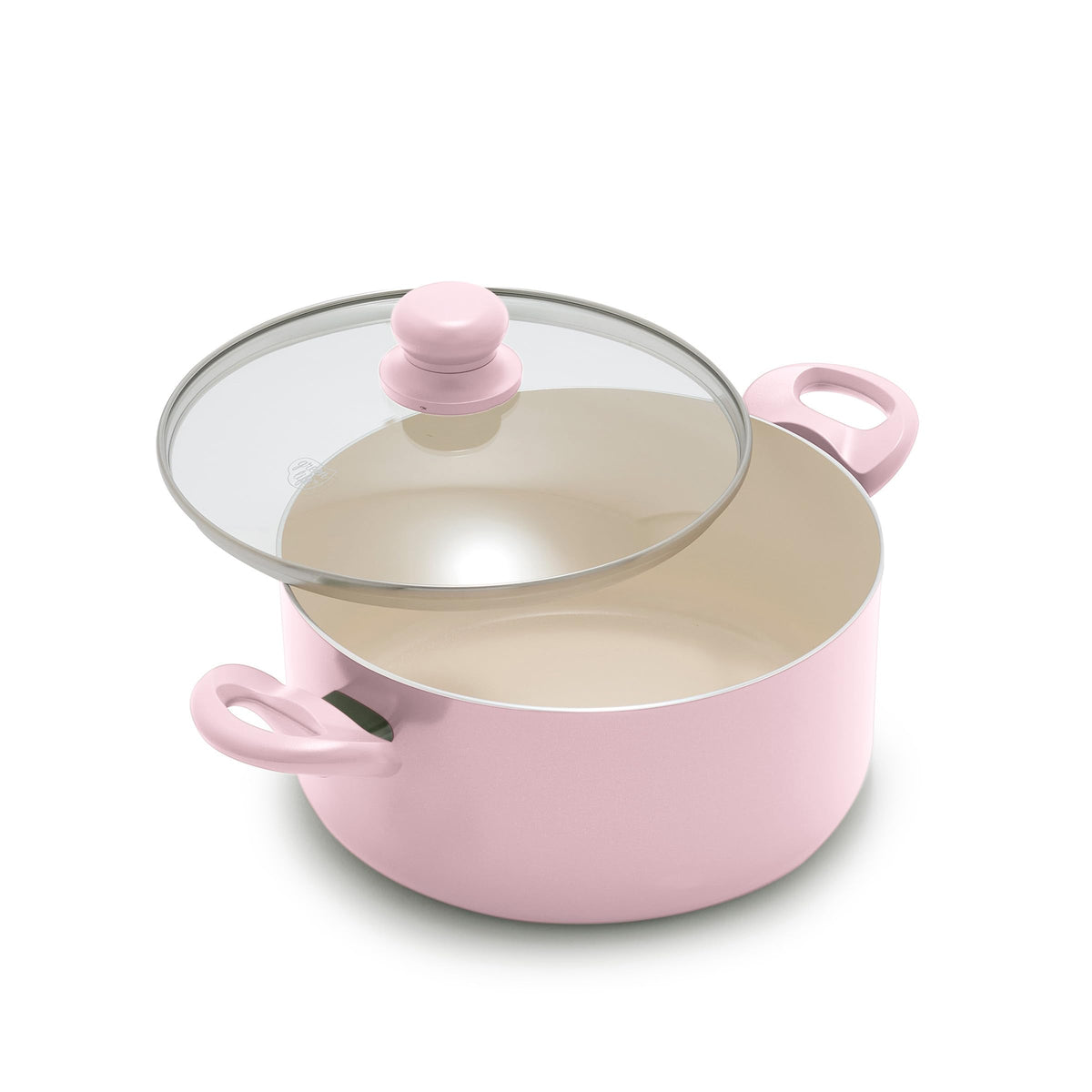 GreenLife 6-Qt Ceramic Nonstick Stockpot with Straining Lid