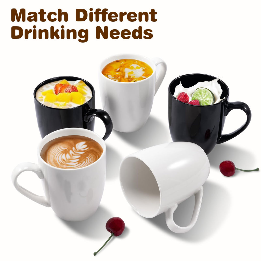 Urbanstrive 16 oz Large White Ceramic Coffee Mug