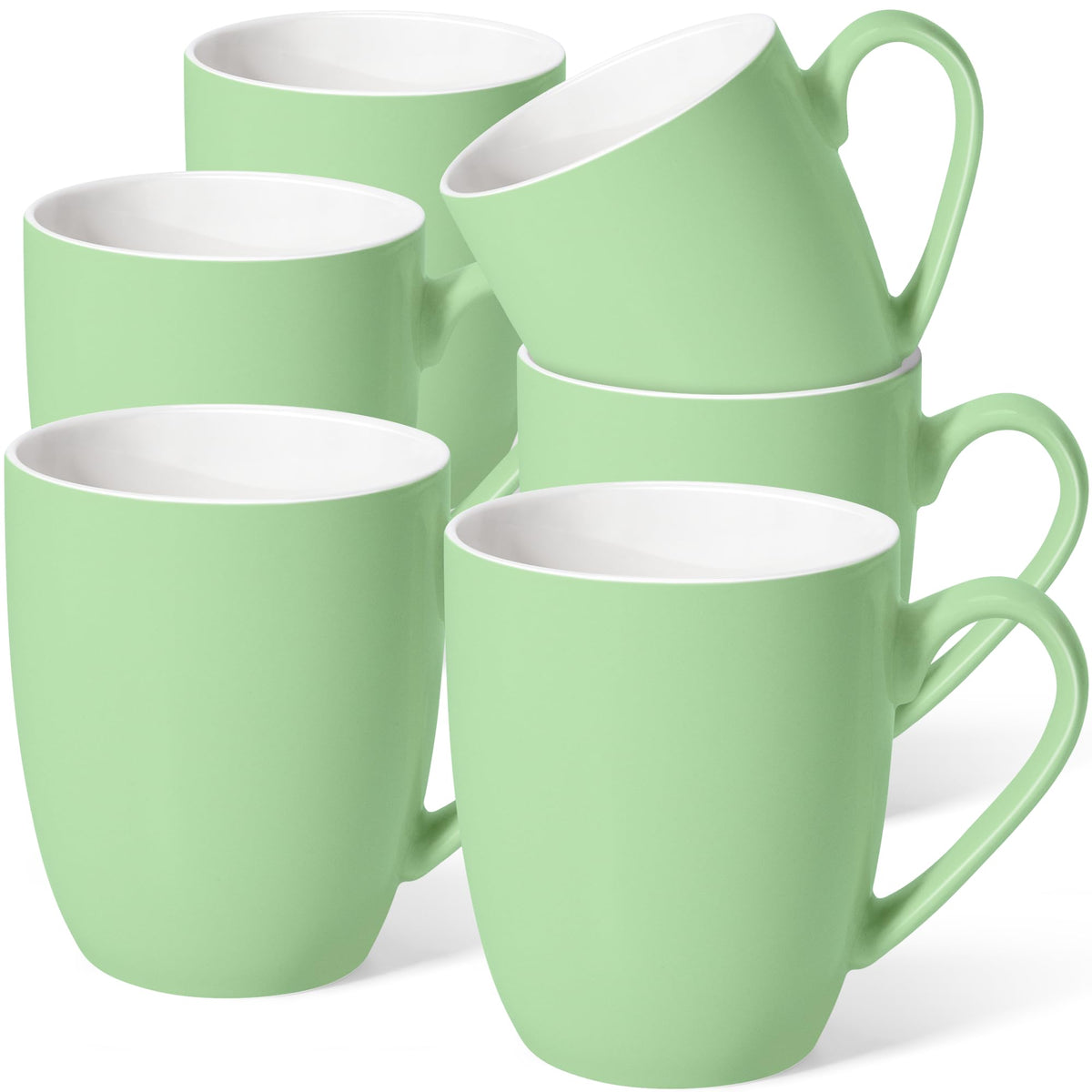 Urbanstrive 16 oz Large White Ceramic Coffee Mug