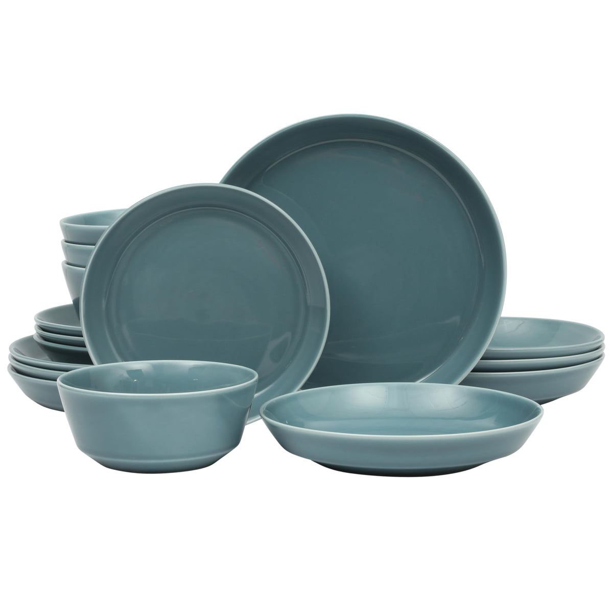 Gibson Home 16-Piece Stackable Dinnerware Set for 4
