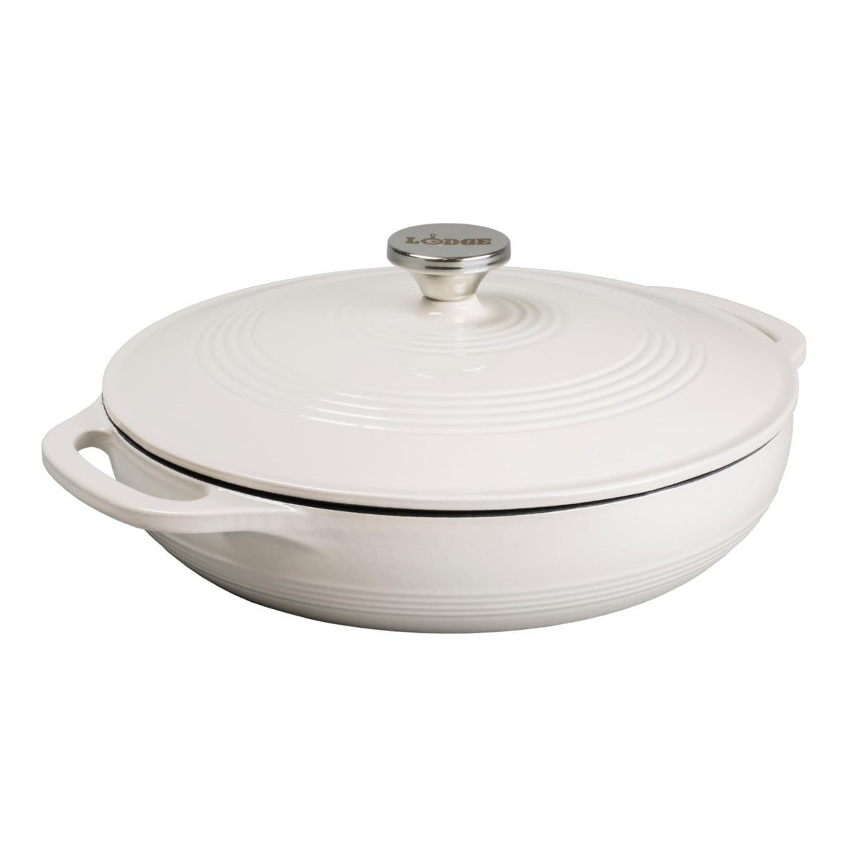 Lodge Oval Cast Iron Casserole Dish for Oven Cooking
