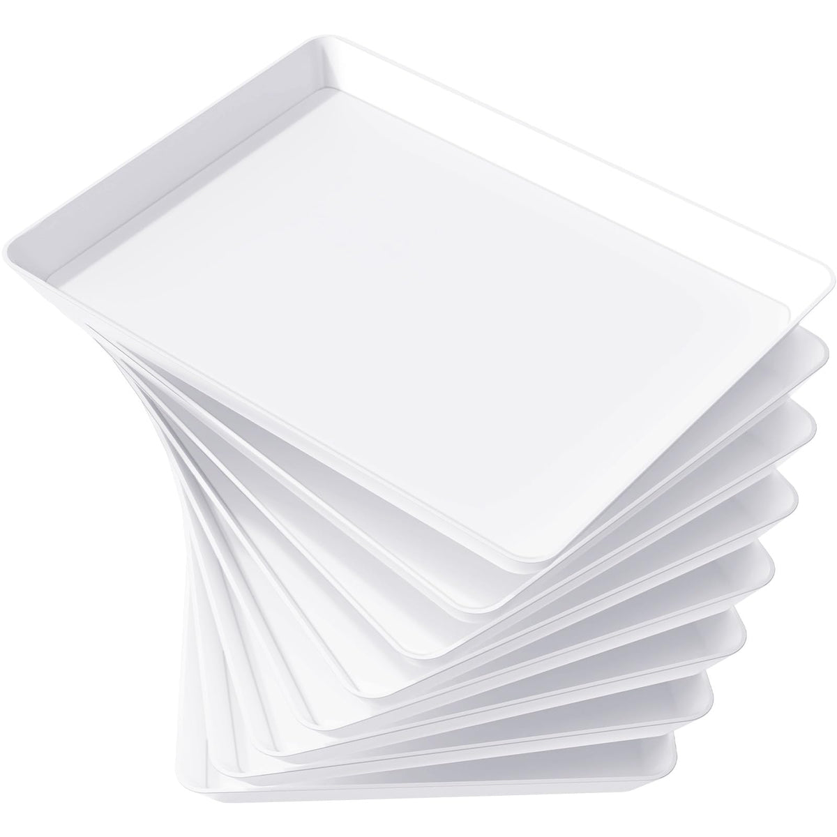 Lifewit Reusable Plastic Serving Platters for Parties