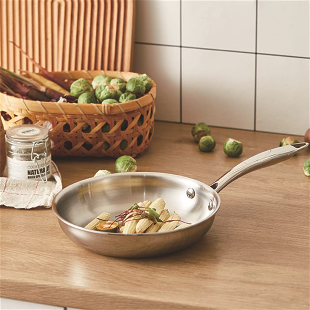 304 Stainless Steel Nonstick Frying Pan for Steak & Eggs