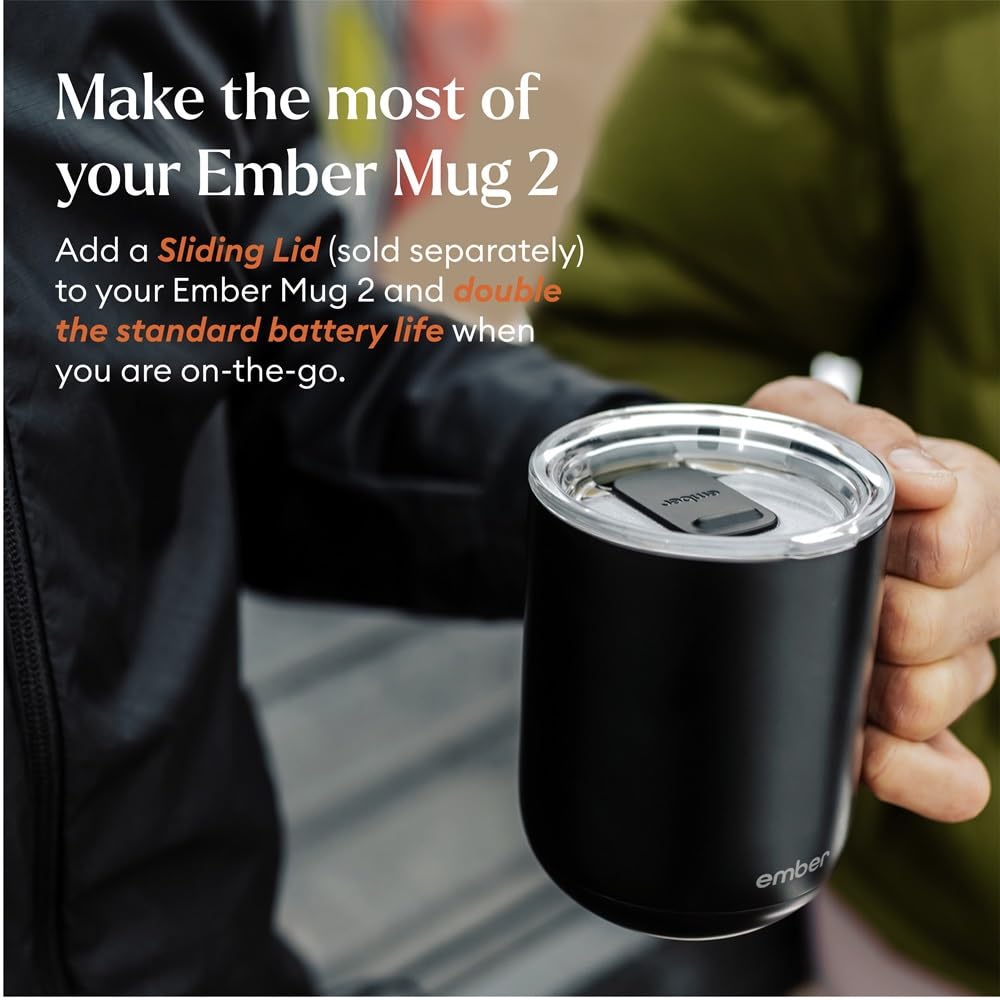 Ember Smart Mug 2 App-Controlled Heated Coffee Mug