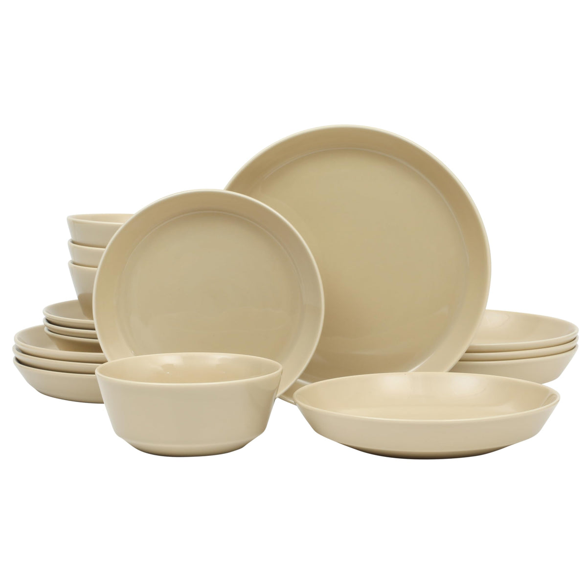 Gibson Home 16-Piece Stackable Dinnerware Set for 4