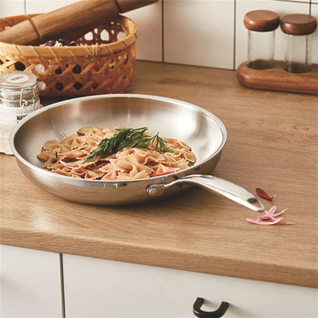 304 Stainless Steel Nonstick Frying Pan for Steak & Eggs