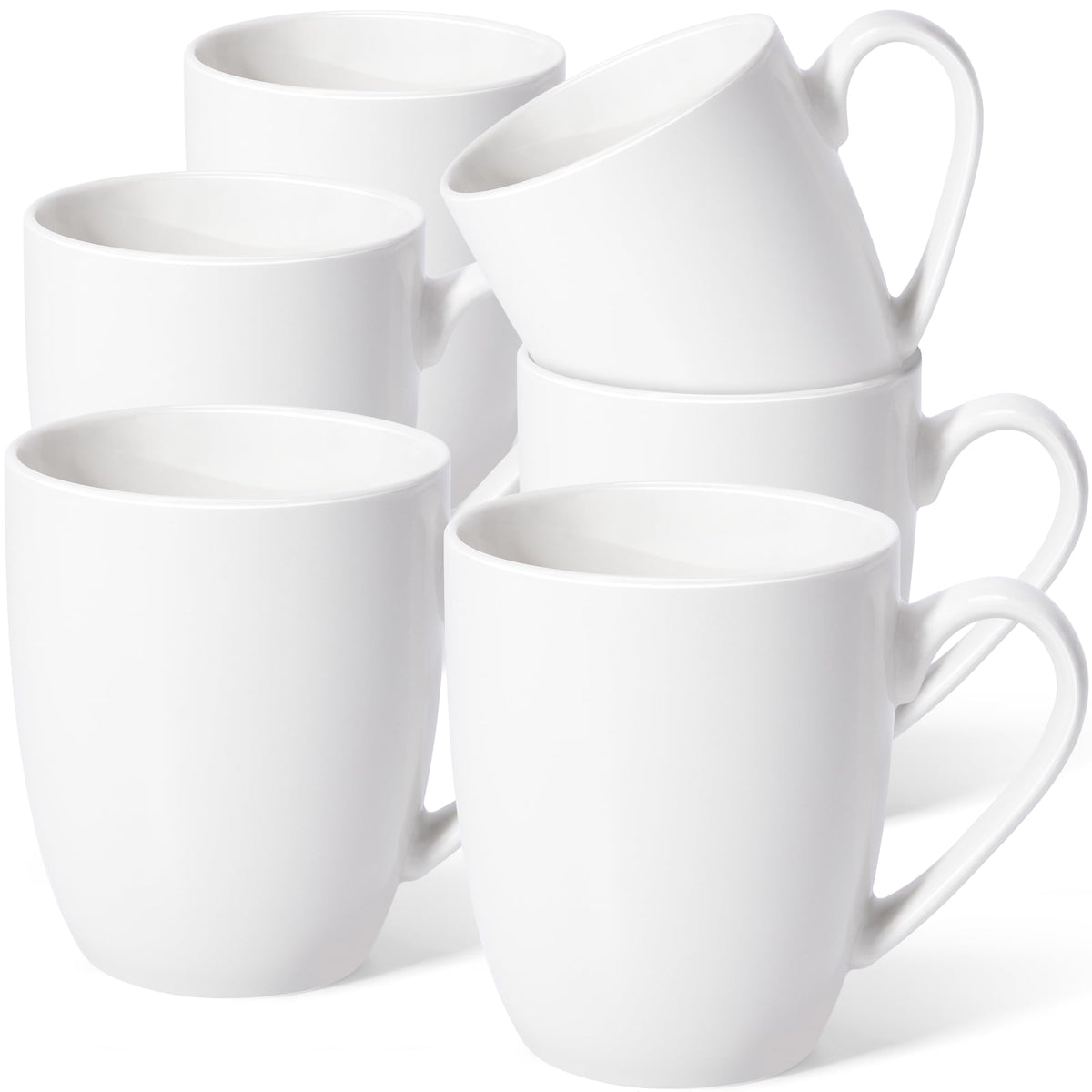 Urbanstrive 16 oz Large White Ceramic Coffee Mug