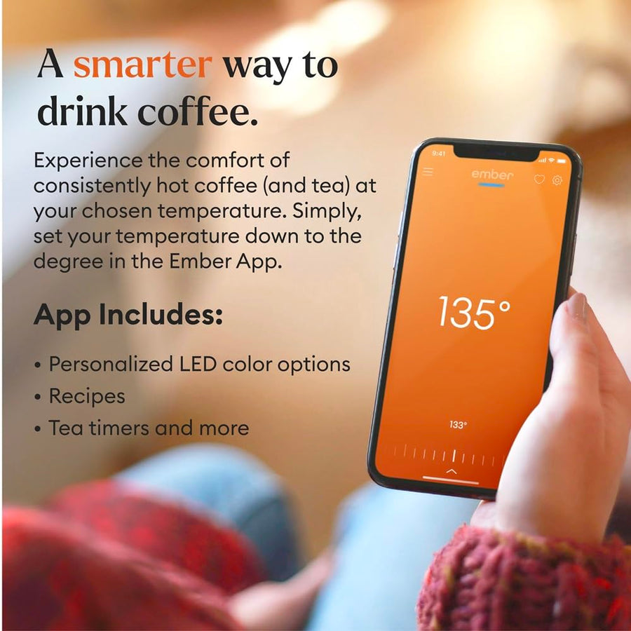 Ember Smart Mug 2 App-Controlled Heated Coffee Mug