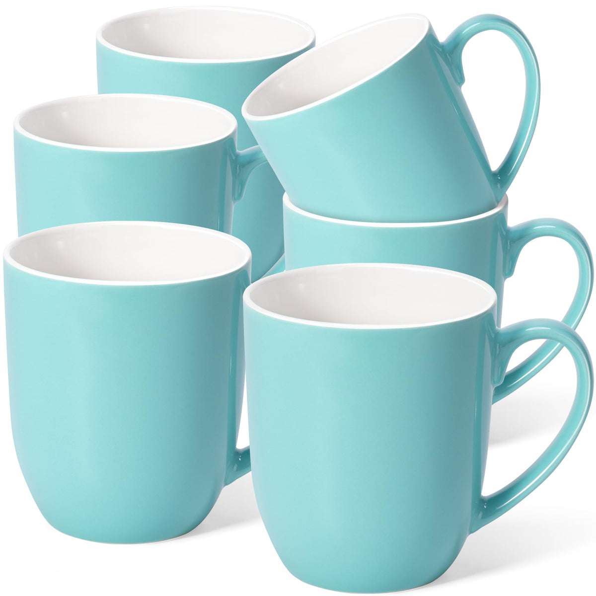 Urbanstrive 16 oz Large White Ceramic Coffee Mug