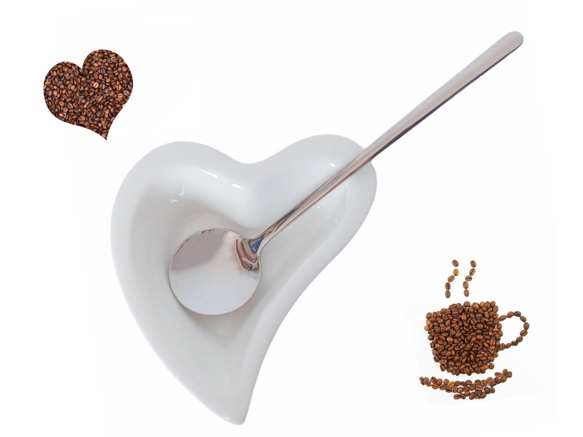 Coffee Spoon & Mini Spoon Rest Set for Coffee Bar