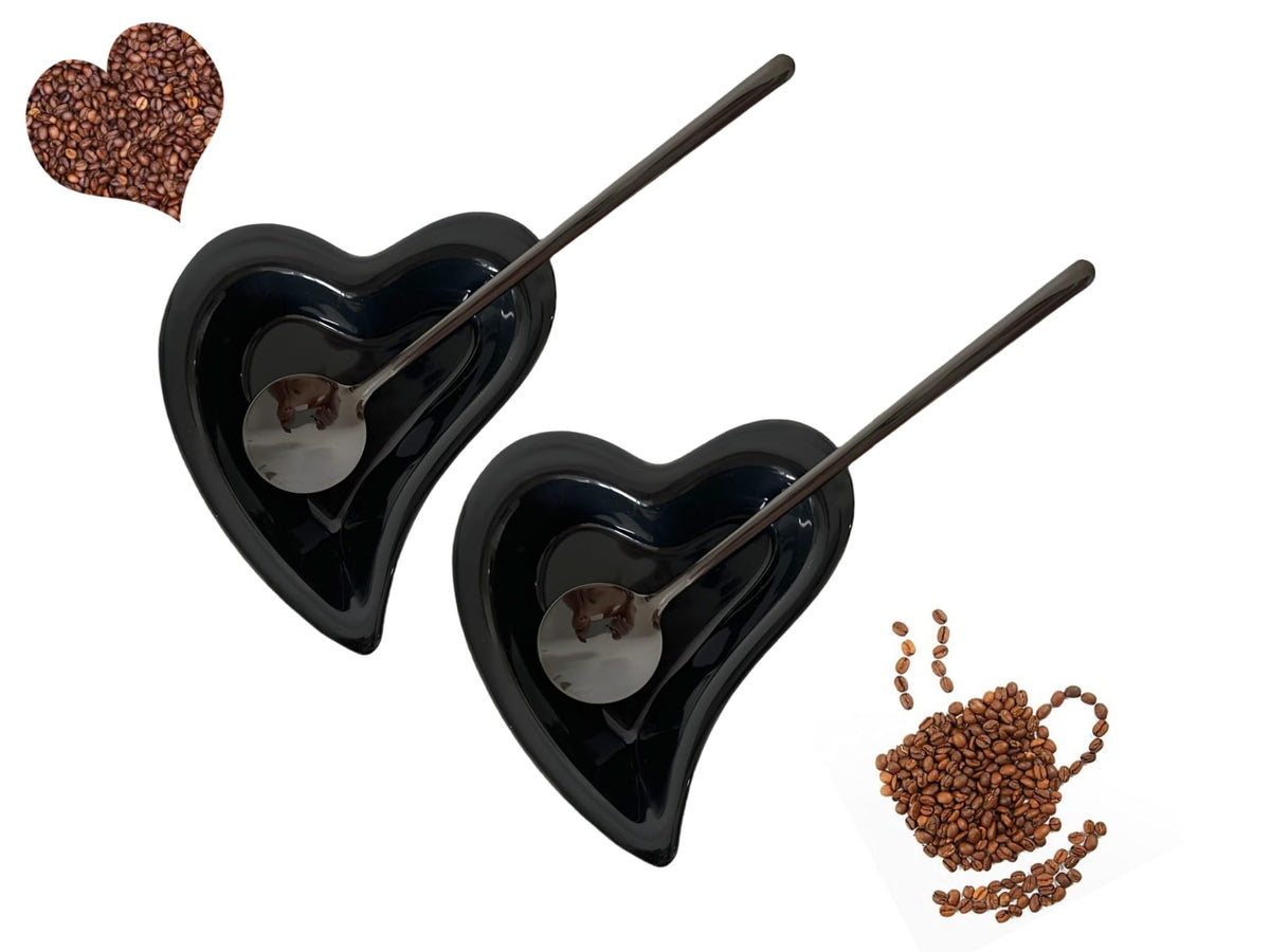 Coffee Spoon & Mini Spoon Rest Set for Coffee Bar