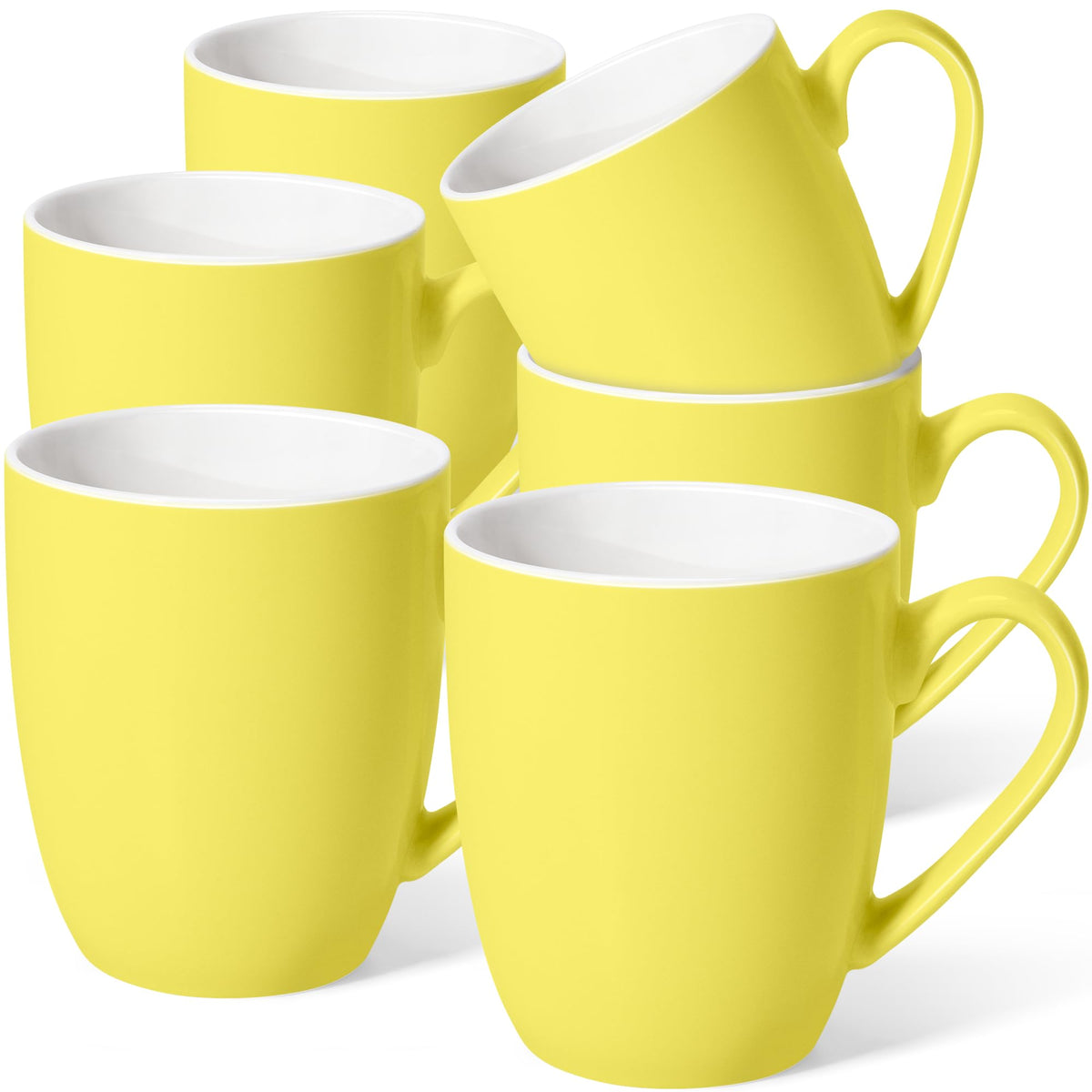 Urbanstrive 16 oz Large White Ceramic Coffee Mug
