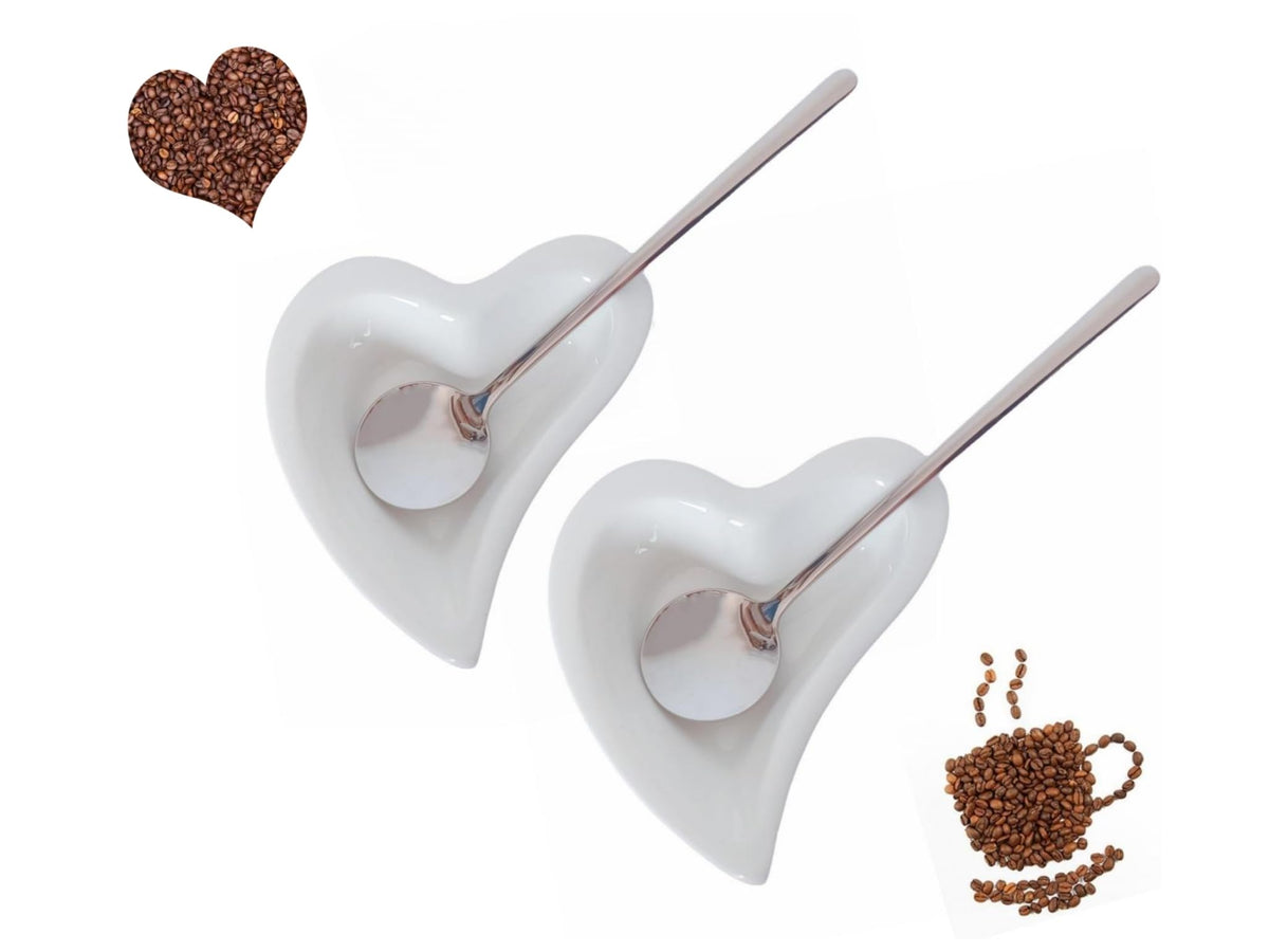 Coffee Spoon & Mini Spoon Rest Set for Coffee Bar