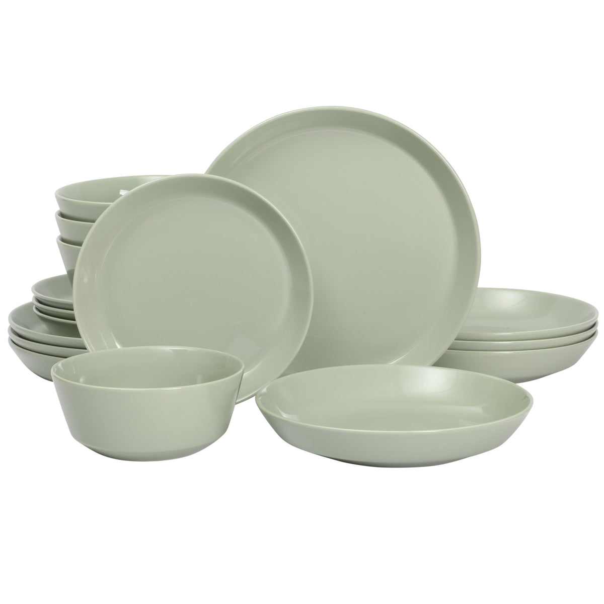 Gibson Home 16-Piece Stackable Dinnerware Set for 4