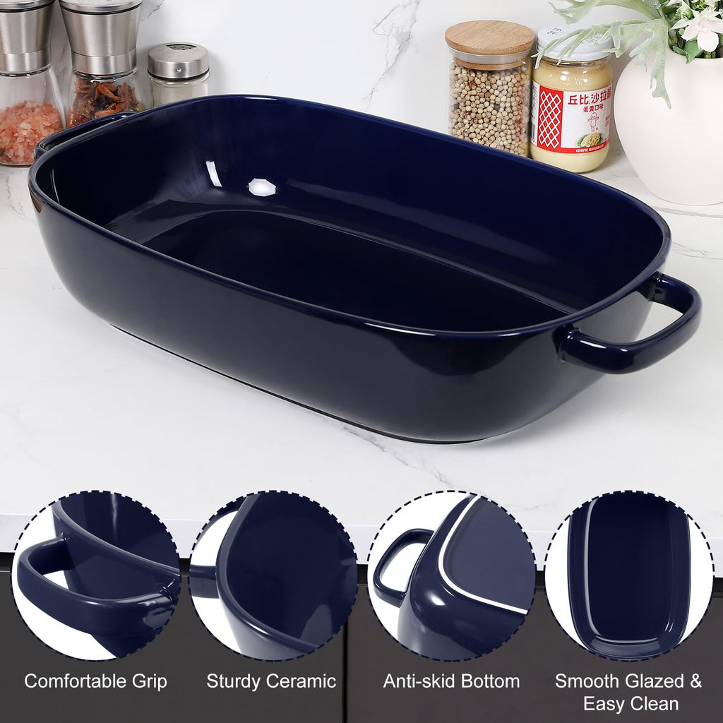 6-Quart Ceramic Rectangular Baking Dish, 16 x 11-Inch