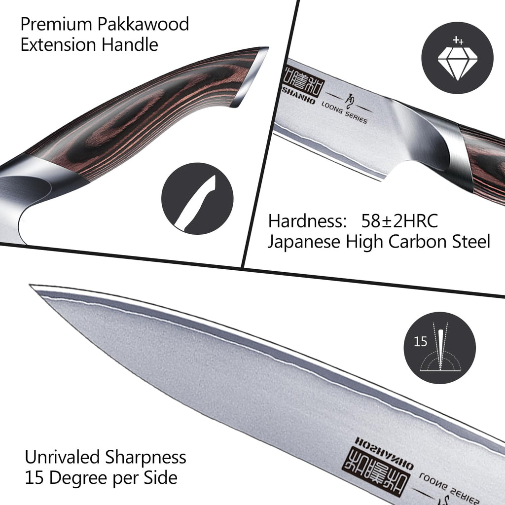 HOSHANHO 6-Inch Japanese Utility Kitchen Knife