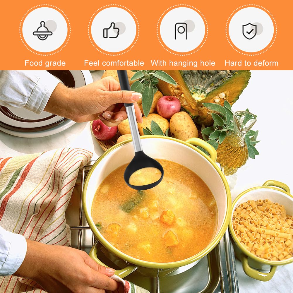 3-Piece Spaghetti Spoon, Pasta Fork & Tongs Set