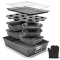 Gymdin 12-Piece Nonstick Carbon Steel Bakeware Set