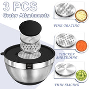 Umite Chef Mixing Bowls with Airtight Lids Set