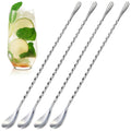 Stainless Steel Cocktail Bar Spoons for Mixing Drinks