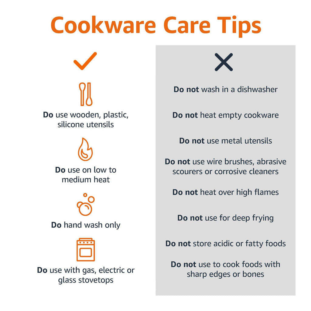 Nonstick Pots & Pans Cookware Set, Dishwasher & Oven Safe