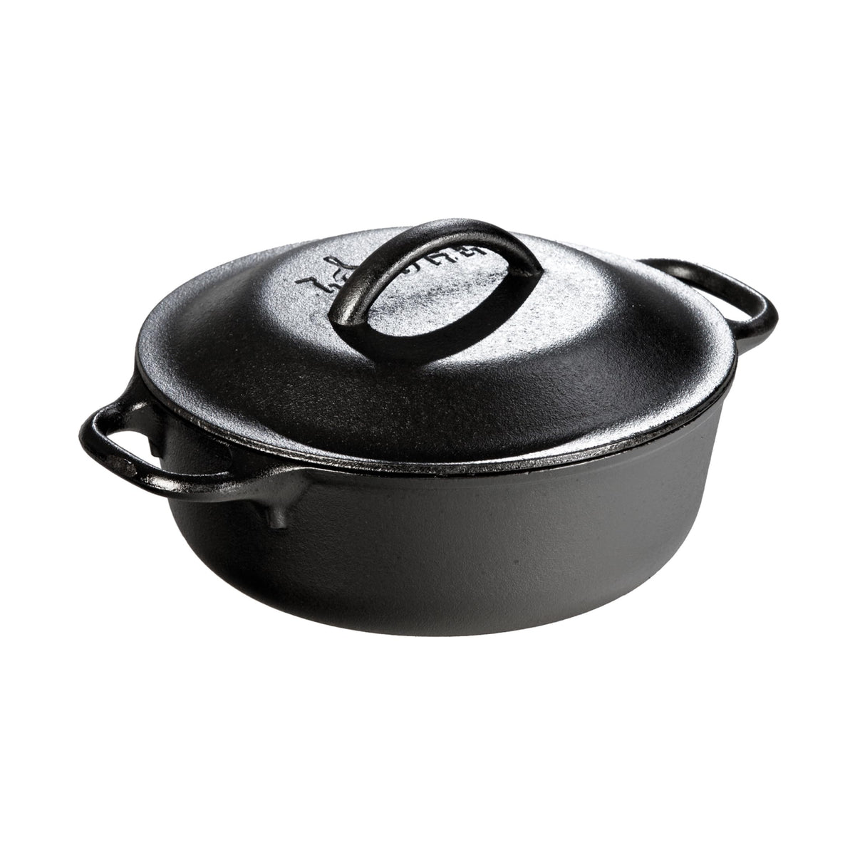 Lodge L1SP3 Cast Iron Serving Pot with Dual Handles